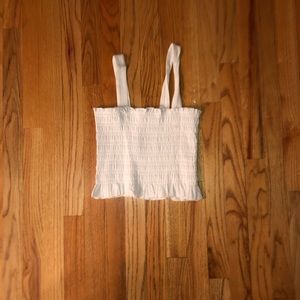 Pacsun white crop top